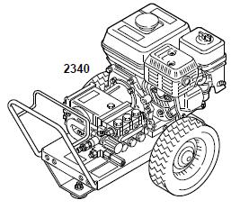 GRACO HYDRA CLEAN 2340 pressure washer pumps, parts, breakdowns, accessories & owners manuals